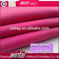 Winfar Textile Plain Knit Ponte Roma Polyester Viscose Spandex TR dyeing Fabric